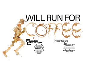Will Run for Coffee 5k logo