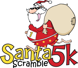 Santa Scramble 5K logo