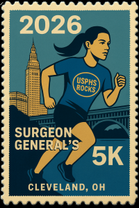 Virtual Surgeon General's 5K logo