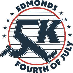 The Edmonds 4th of July 5K logo