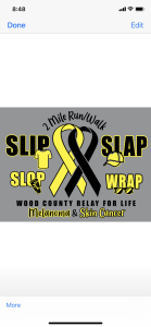 Slip Slap Slop 2 mile Run logo