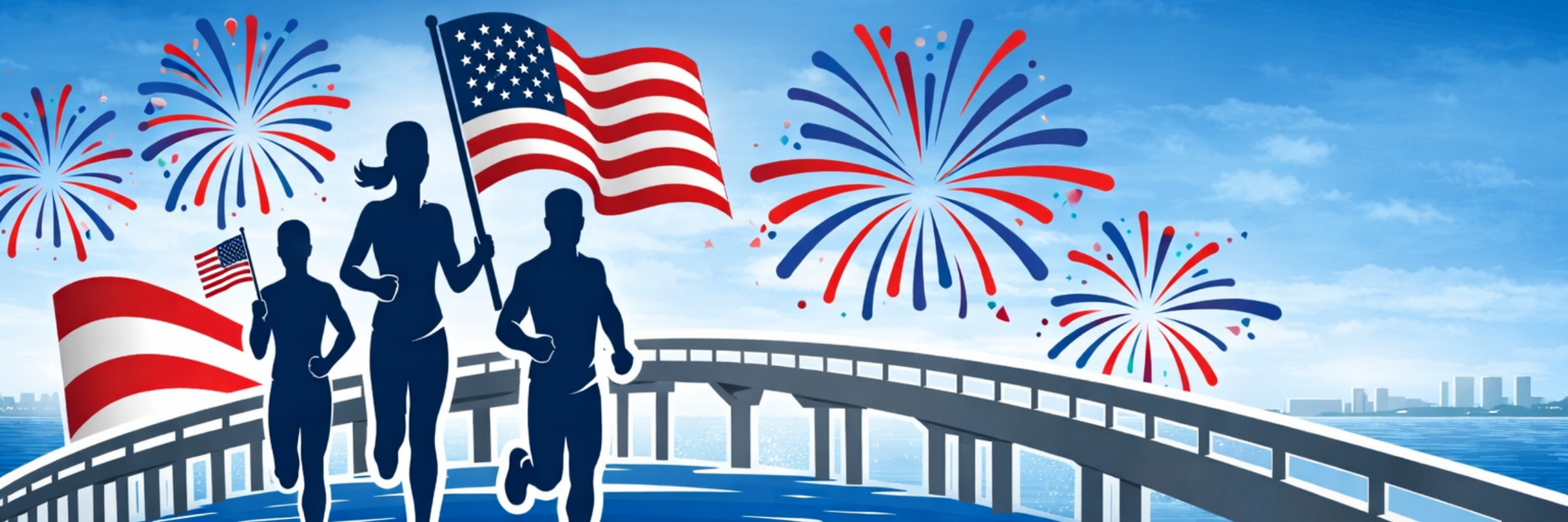 Pensacola - Red White Blue - Flag Run x Fleet Feet Pensacola