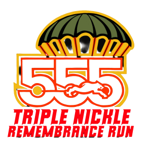Triple Nickle Remembrance Run logo