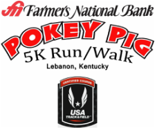 Farmers National Bank Pokey Pig 5K Run/Walk logo