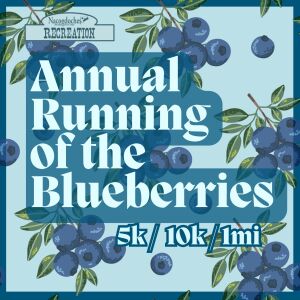 15th Annual Running of the Blueberries logo