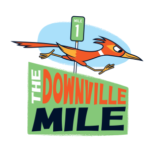 The Downville Mile logo