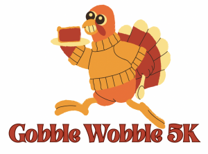 Ahg's Gobble Wobble 5k logo