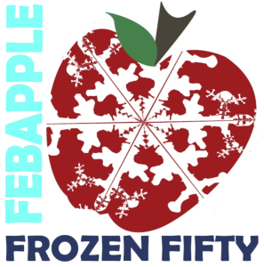 Febapple Frozen 50M, 50K, 20M, 10M logo