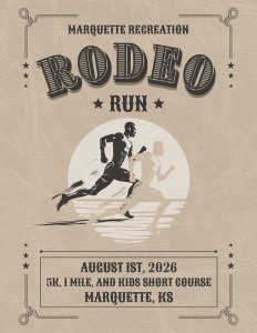 Marquette Rodeo Run logo