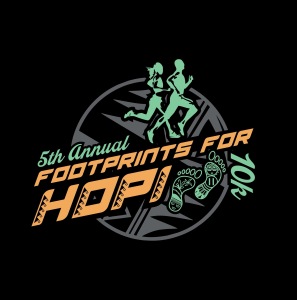 6th Annual Footprints for Hopi 10k Series Event logo