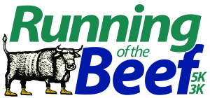 Running of the Beef 5K 3K logo