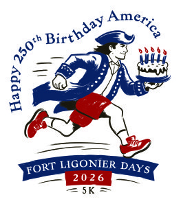 Fort Ligonier Days 5K logo