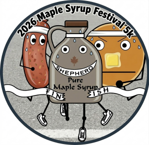Shepherd Maple Syrup Festival 5k run and non competitive walk logo