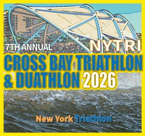 7th Annual Cross Bay Triathlon/Duathlon logo