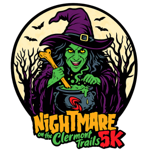 Nightmare on the Clermont Trails 5K logo