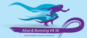 Alive and Running VA 5K Fun Run/Walk - LIVE AND VIRTUAL RACE logo