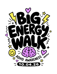 The Big Energy Walk ⚡️ Long Island's Adhd Awareness 5K Walk/Run logo