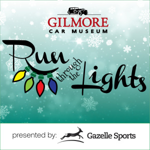 Run Through the Lights at Gilmore Car Museum logo
