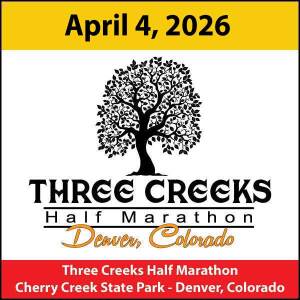 Three Creeks Half Marathon logo
