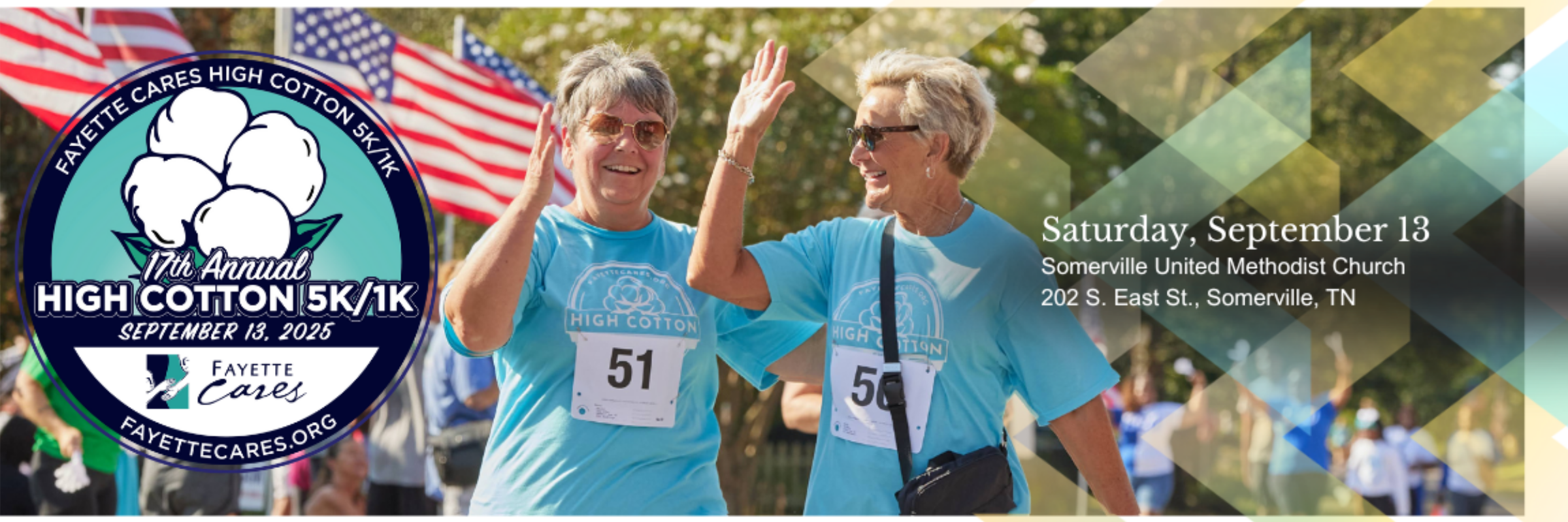 Fayette Cares High Cotton 5k/1k  Run/Walk