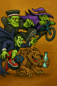 Wicked Wild Frightnight 5K logo