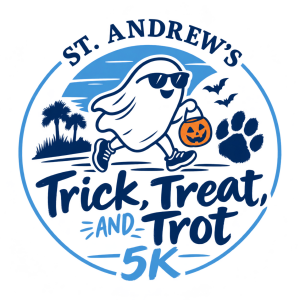 St Andrew's Trick Treat or Trot 5k logo