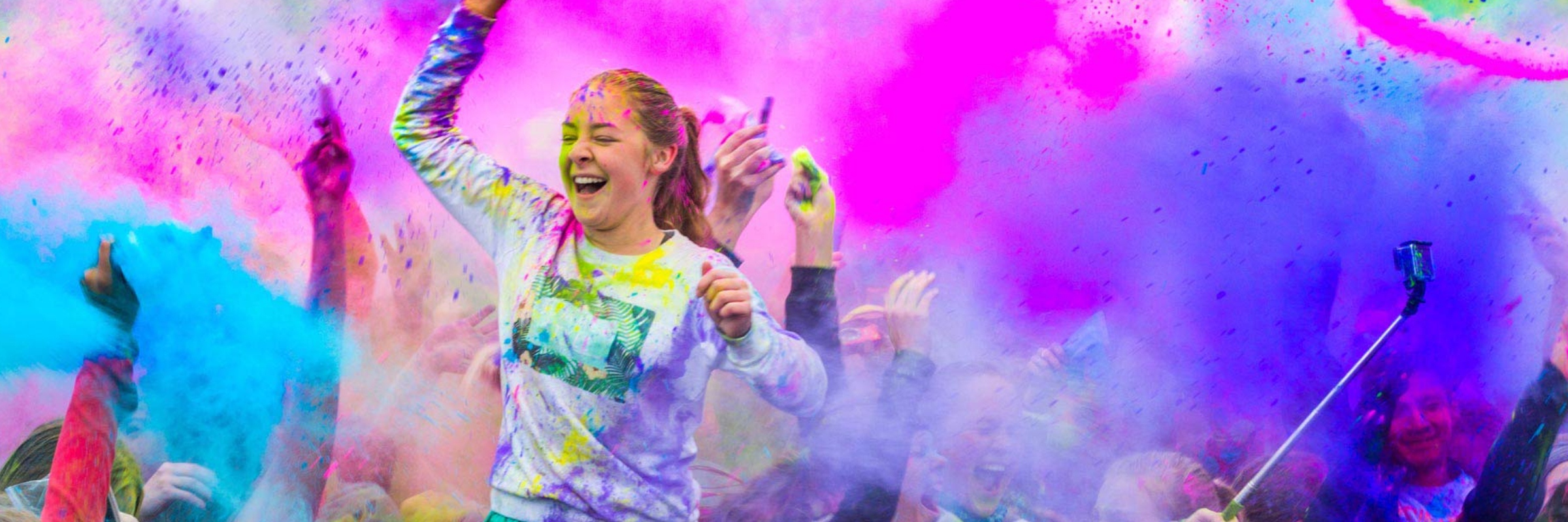 FLB Girls Wrestling Color Run