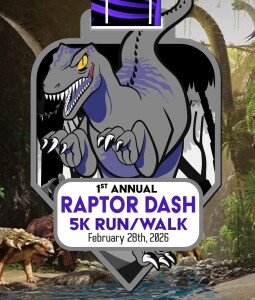 RAPTOR DASH 5K RUN logo