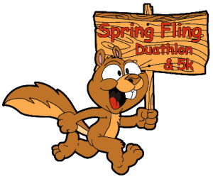Spring Fling Duathlon/5k logo