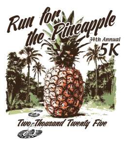 35th Annual Run for the Pineapple 5K logo