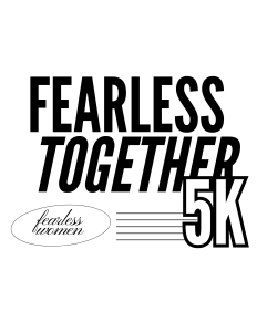 Fearless Together Walk/Run 5K logo