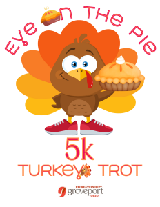 Eye on the Pie 5k Turkey Trot logo