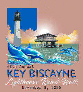 Key Biscayne Lighthouse Run logo