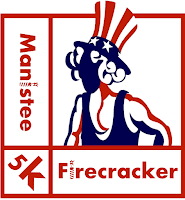 Manistee Firecracker 5K (Timed) and Kids 1 Mile (Untimed) logo