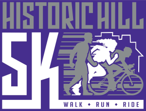 Historic Hill Run, Walk and Ride logo