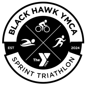 Black Hawk YMCA Triathlon logo