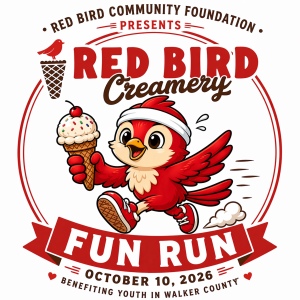Red Bird Fun Run logo