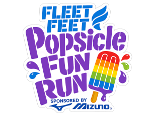 Popsicle Fun Run sponsored by Mizuno logo