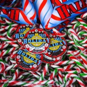 The Holiday Half Marathon! logo