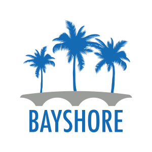 Bayshore  70.4 and Sprint Triathlon logo