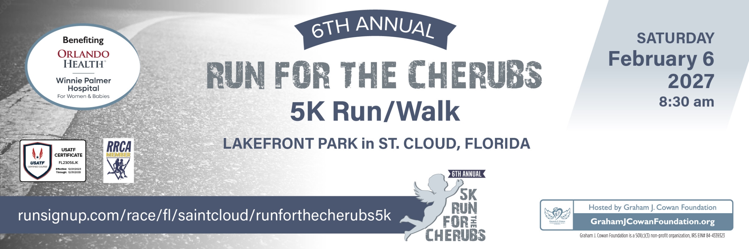 6th Annual Run for the Cherubs 5K & Walk benefiting Orlando Health Winnie Palmer Hospital for Women & Babies