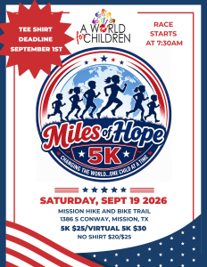 Miles of Hope 5K Run logo