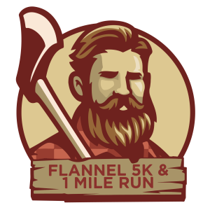 FLANNEL 5K RUN logo