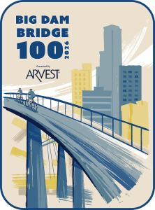 Big Dam Bridge100 presented by Arvest logo