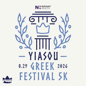 Yiasou Greek Festival 5K presented by Novant Health logo