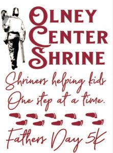 Olney Center Shrine Father's Day 5K logo