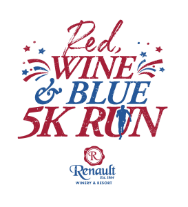 Red Wine and Blueberry 5k Run logo