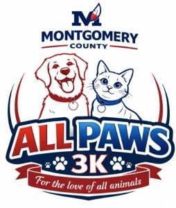 Montgomery County All Paws 3K logo