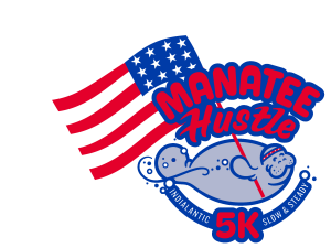 Manatee Hustle 5K logo