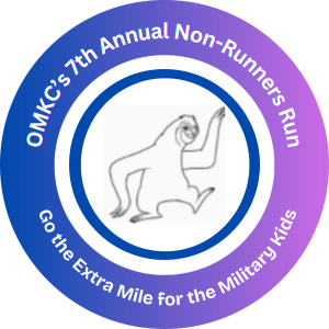 The Omkc Non-Runners Run or Go the Extra Mile for the Military Kids logo